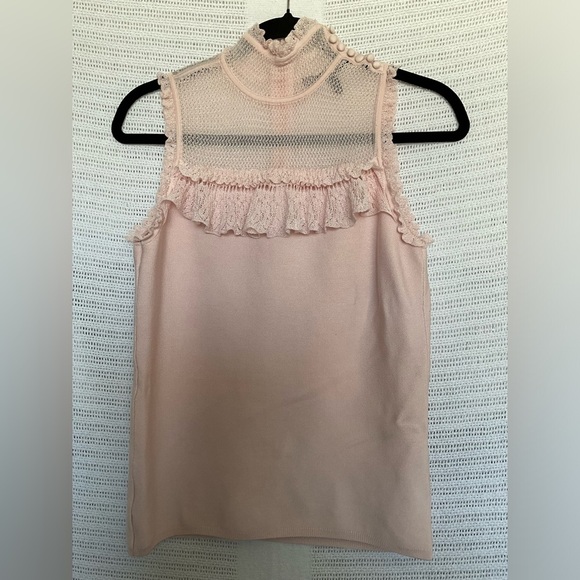 White House Black Market Pink Sleeveless Top - Picture 7 of 7